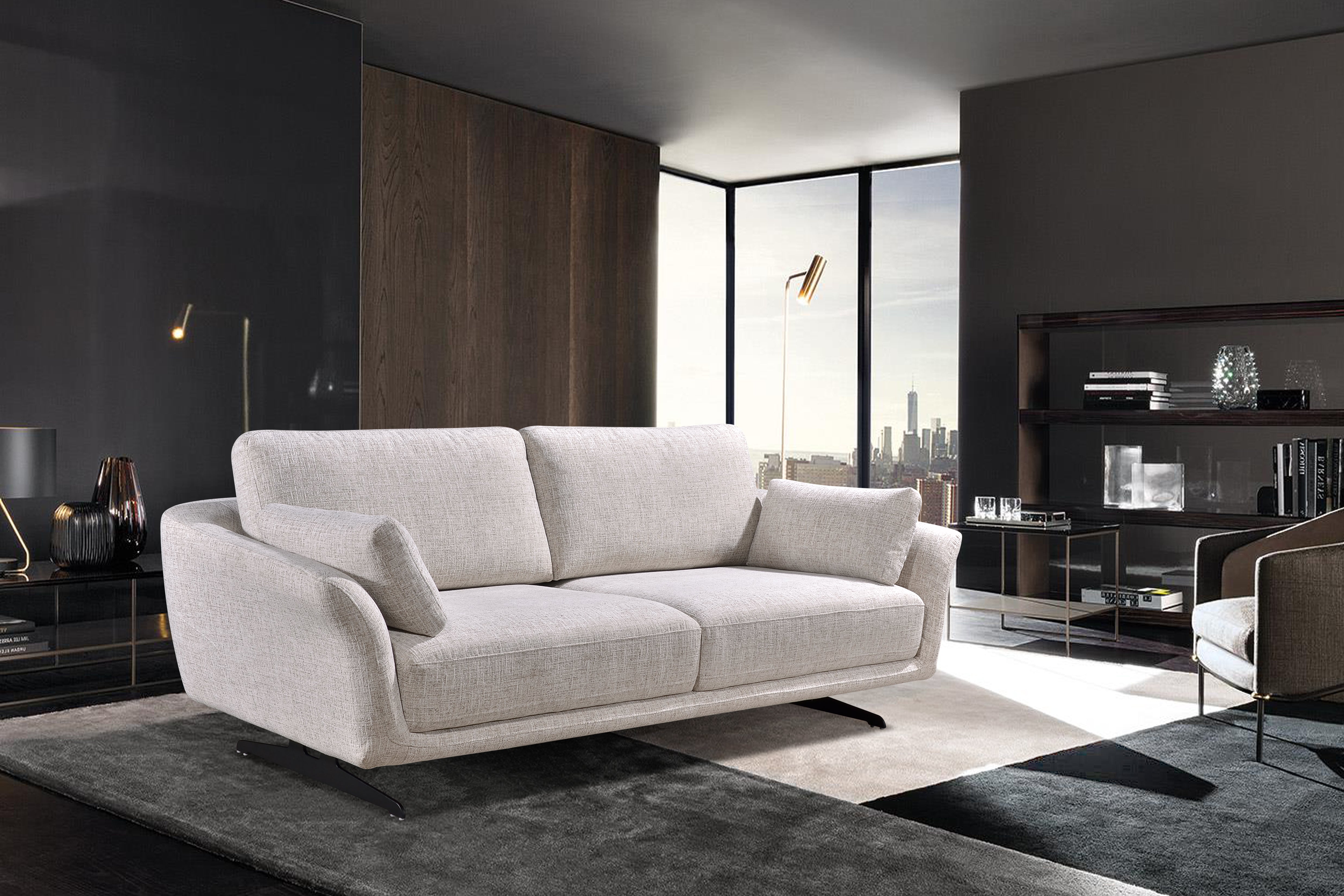 HELIOS 3 Seater Sofa in Fabric by Castilla