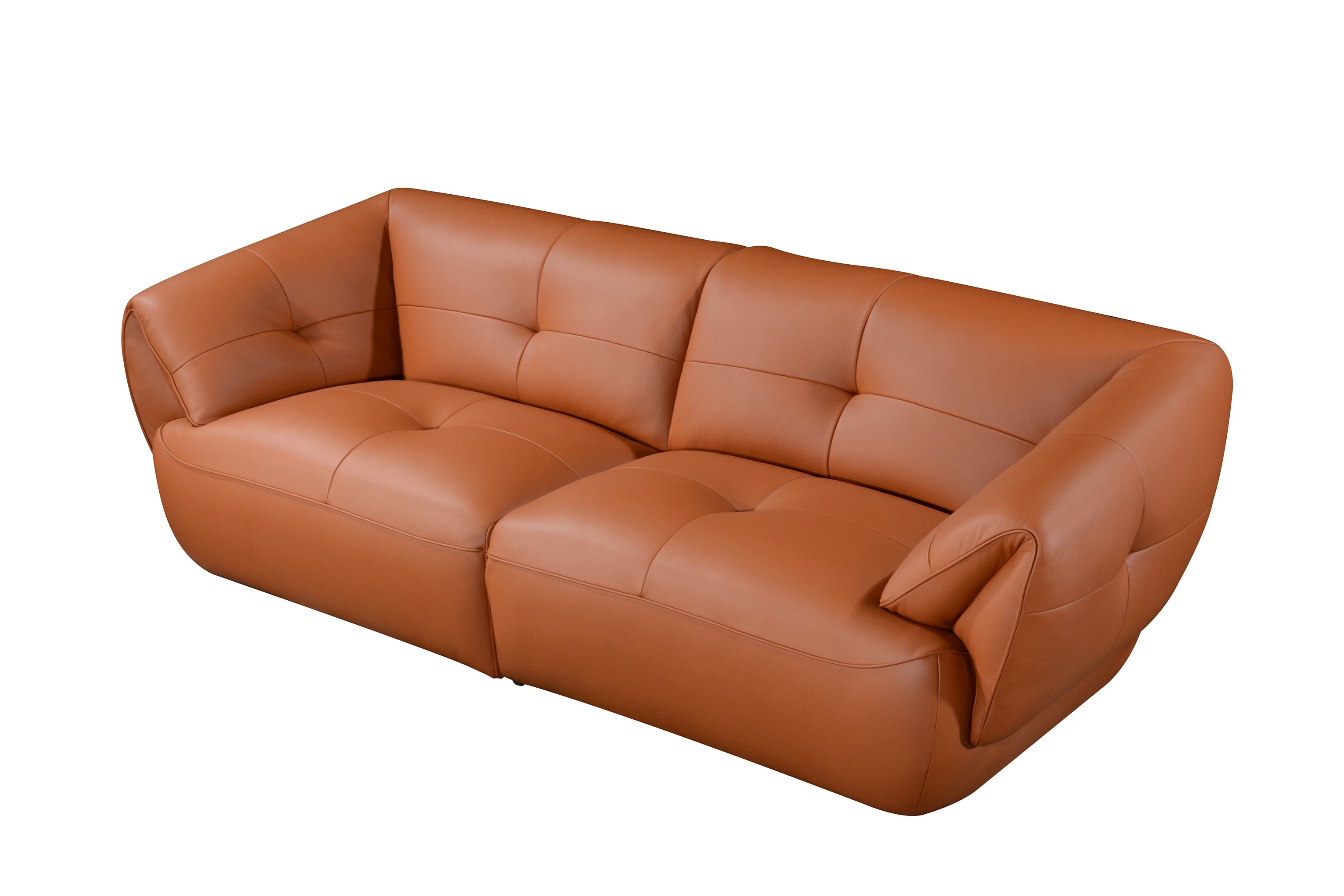 GREGORI 3.5 Seater Sofa in Leather by Castilla