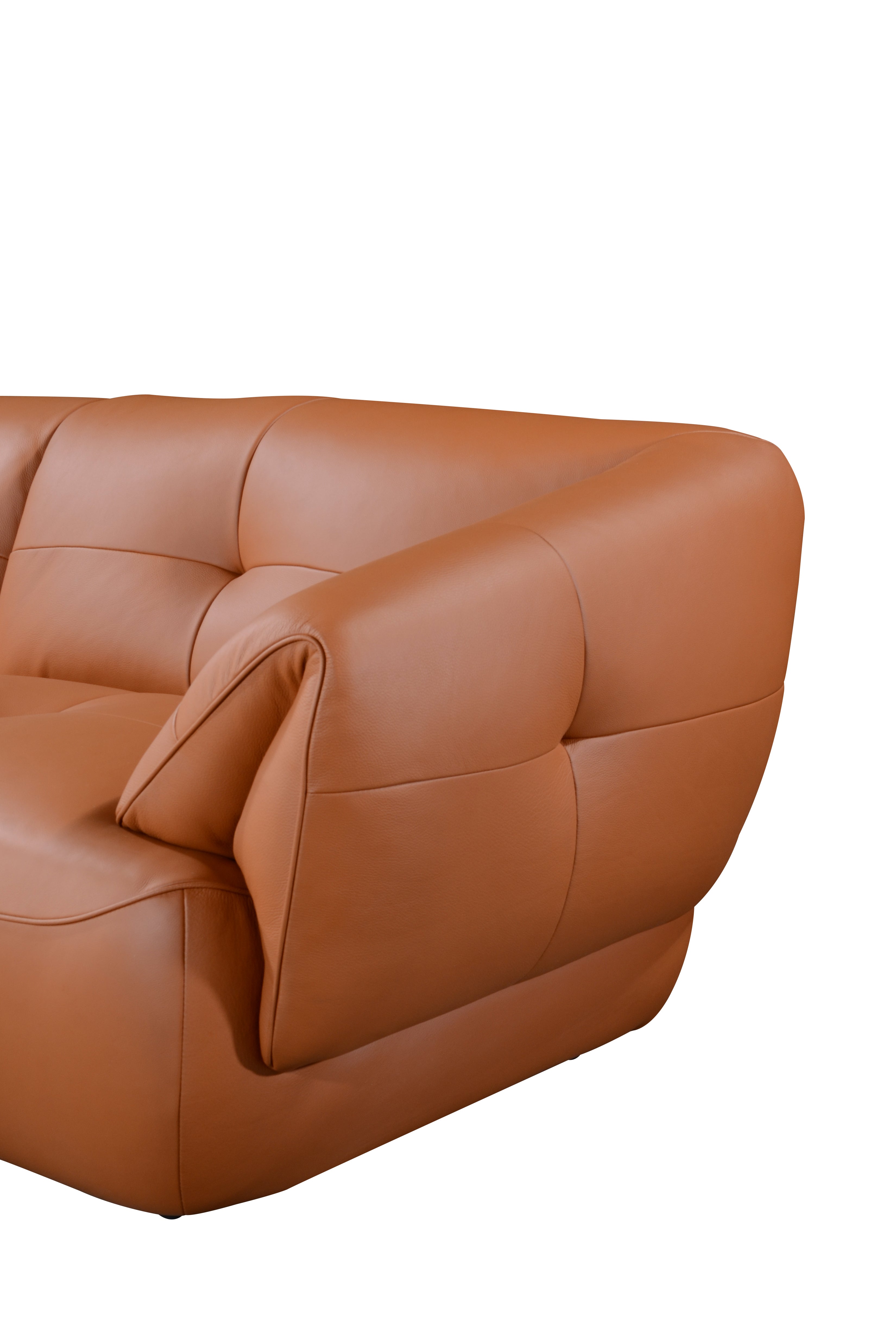 GREGORI 3.5 Seater Sofa in Leather by Castilla