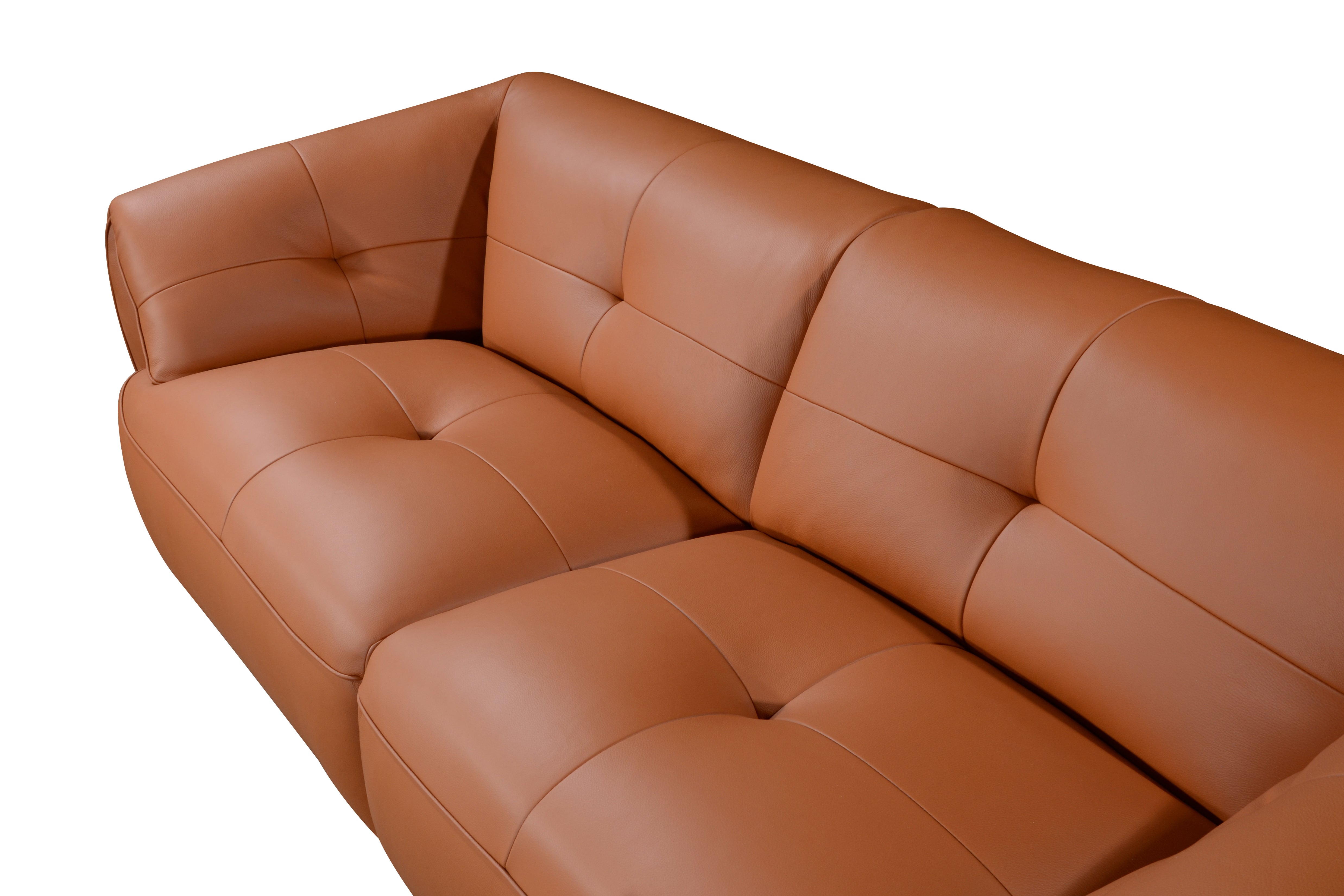 GREGORI 3.5 Seater Sofa in Leather by Castilla