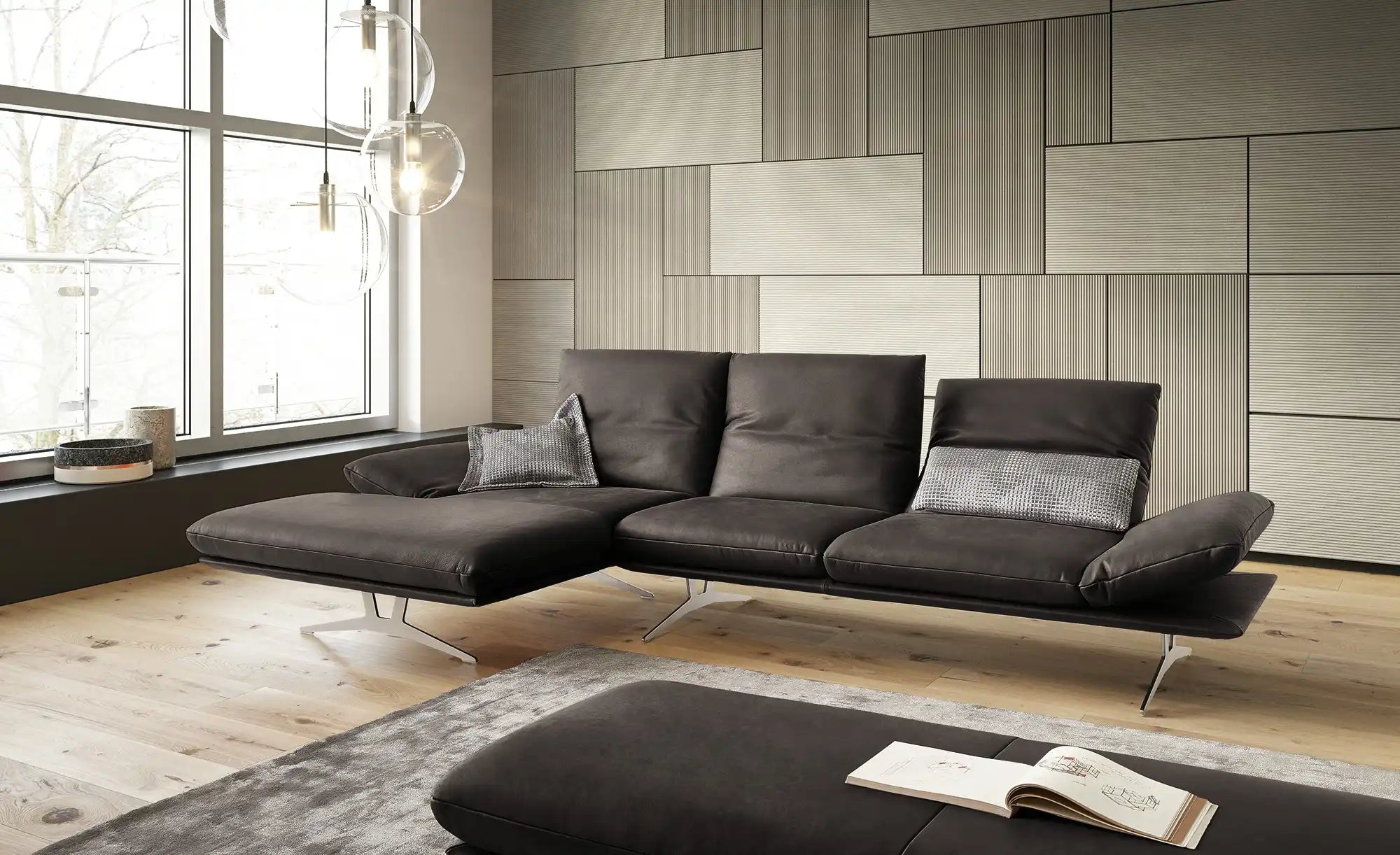 FRANCIS Sectional Sofa in Fabric by Koinor